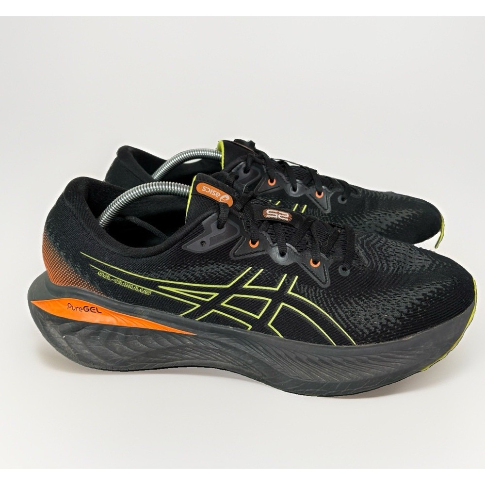 ASICS Gel-Cumulus 25 GTX Running Shoes Black Neon Lime 1011B681-001 Mens 12